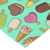 アイスクリームの背景 テーブルクロス (アングル)