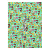 アイスクリームの背景 テーブルクロス (正面)