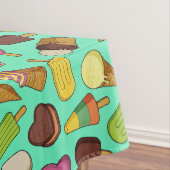 アイスクリームの背景 テーブルクロス (インサイチュ)