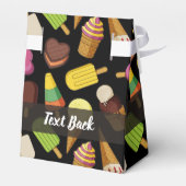 アイスクリームの背景 フェイバーボックス (裏面サイド)