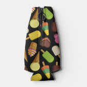 アイスクリームの背景 ボトルクーラー (裏面)