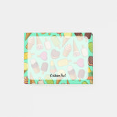 アイスクリームの背景 ポストイット (正面)