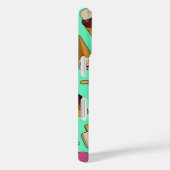 アイスクリームの背景 Case-Mate iPhoneケース (裏面 / 右)