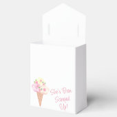 アイスクリームの花嫁シャワー　かわいいアイスクリーム フェイバーボックス (オープン)