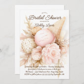 アイスクリームの花束、アイスクリームのほっぺの赤み 招待状 (正面/裏面)