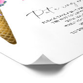 アイスクリームの花 – 春それをゲームにリングを置く ポスター (角)