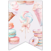 アイスクリームの誕生日に甘い1つ バンティングフラッグ (第1の旗)