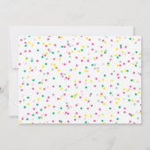 アイスクリームの誕生日の招待状の夏 招待状 (裏面)