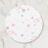 アイスクリームの誕生日パーティーありがとう フェイバータグ (裏面)