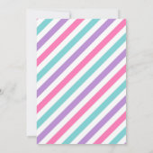 アイスクリームの誕生日パーティー アイスクリームトラックの誕生日 招待状 (裏面)