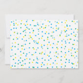 アイスクリームの誕生日パーティー 夏 招待状 (裏面)