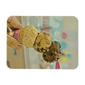 アイスクリームの誕生日プレゼント マグネット (横)