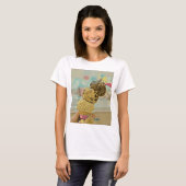 アイスクリームの誕生日プレゼント Tシャツ (正面フル)