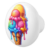 アイスクリームの誘惑 セラミックノブ (右)