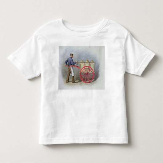 アイスクリームの販売人1895年 トドラーTシャツ (正面)
