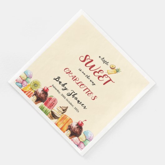 アイスクリームの赤ちゃんシャワーの途中に少し甘い (コーナー)