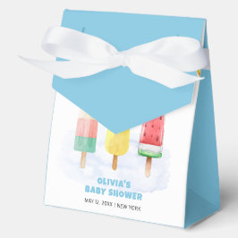 アイスクリームの赤ちゃんポップ・アートののシャワー準備かわいいポップクル フェイバーボックス