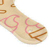 アイスクリームの輪郭がかわいい夏の食べ物 カッティングボード (角)