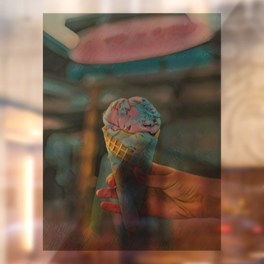 アイスクリームの風味 ウィンドウサイン (シート2)