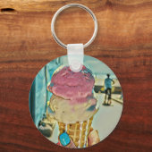 アイスクリームの風味 キーホルダー (正面)