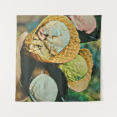 アイスクリームの風味 タペストリー (正面(横))