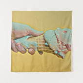 アイスクリームの風味 タペストリー (正面(横))