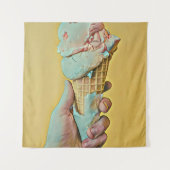 アイスクリームの風味 タペストリー (正面)