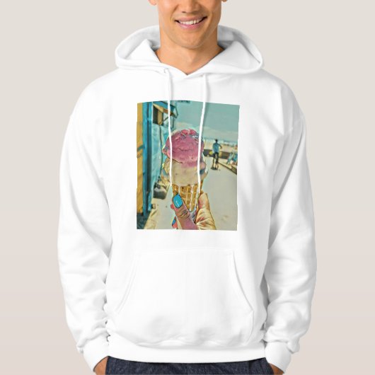 アイスクリームの風味 パーカ (正面)