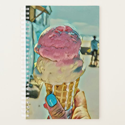 アイスクリームの風味 プランナー手帳 (正面)