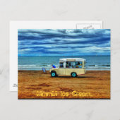 アイスクリームは冷たい!? ポストカード (正面/裏面)