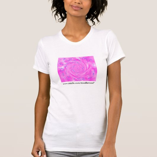 アイスクリームは及びワイシャツを振りかけます Tシャツ (正面)