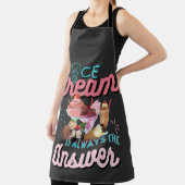 アイスクリームは常に答えおもしろいことわざ エプロン (インサイチュ)