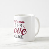 アイスクリームは私の愛する言葉だ コーヒーマグカップ (正面右)