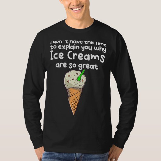 アイスクリームは素晴らし Tシャツ (正面)
