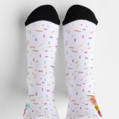 アイスクリームは靴下を全部良くスタイリッシュする ソックス (上部)