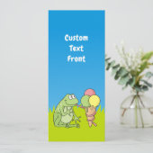 アイスクリームをかぶったカエル 招待状 (スタンド正面)