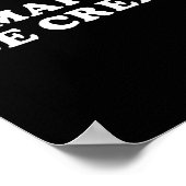 アイスクリームを作るのが好き - 面白い名言 ポスター (角)