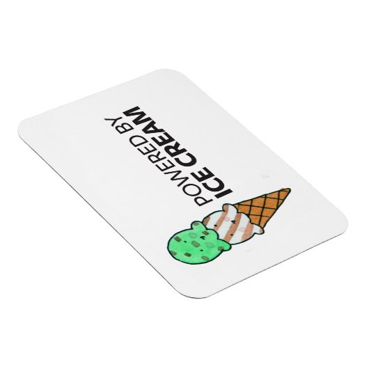 アイスクリームを使ったパワー マグネット (右側)