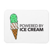 アイスクリームを使ったパワー マグネット (横)