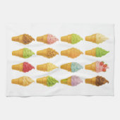 アイスクリームを叫ぶ キッチンタオル (横)