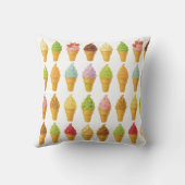 アイスクリームを叫ぶ クッション (裏面)