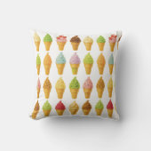 アイスクリームを叫ぶ クッション (正面)