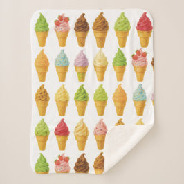 アイスクリームを叫ぶ シェルパブランケット