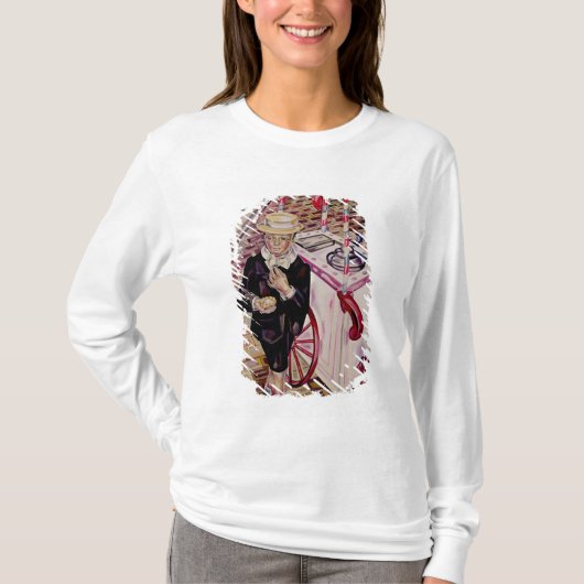 アイスクリームを持つ子供 Tシャツ (正面)