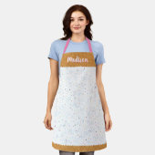 アイスクリームを振りかける エプロン (着用した状態)