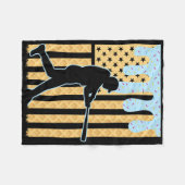 アイスクリームを滴らせるドリップボーイズ販売アメリカのFl フリースブランケット (正面(横))