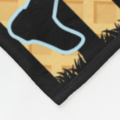 アイスクリームを滴らせるドリップボーイズ販売アメリカのFl フリースブランケット (角)