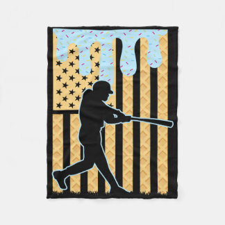 アイスクリームを滴らせるドリップボーイズ販売アメリカのFl フリースブランケット