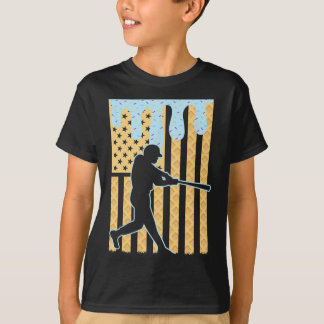 アイスクリームを滴らせるドリップボーイズ販売アメリカのFl Tシャツ