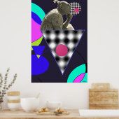 アイスクリームを社会に食い込む ポスター (キッチン)